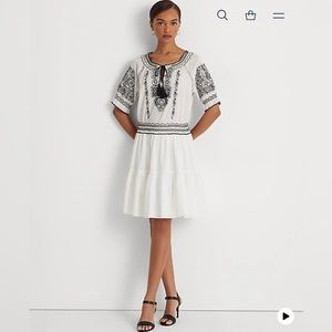 New! POLO Ralph Lauren Cotton Voile Dress